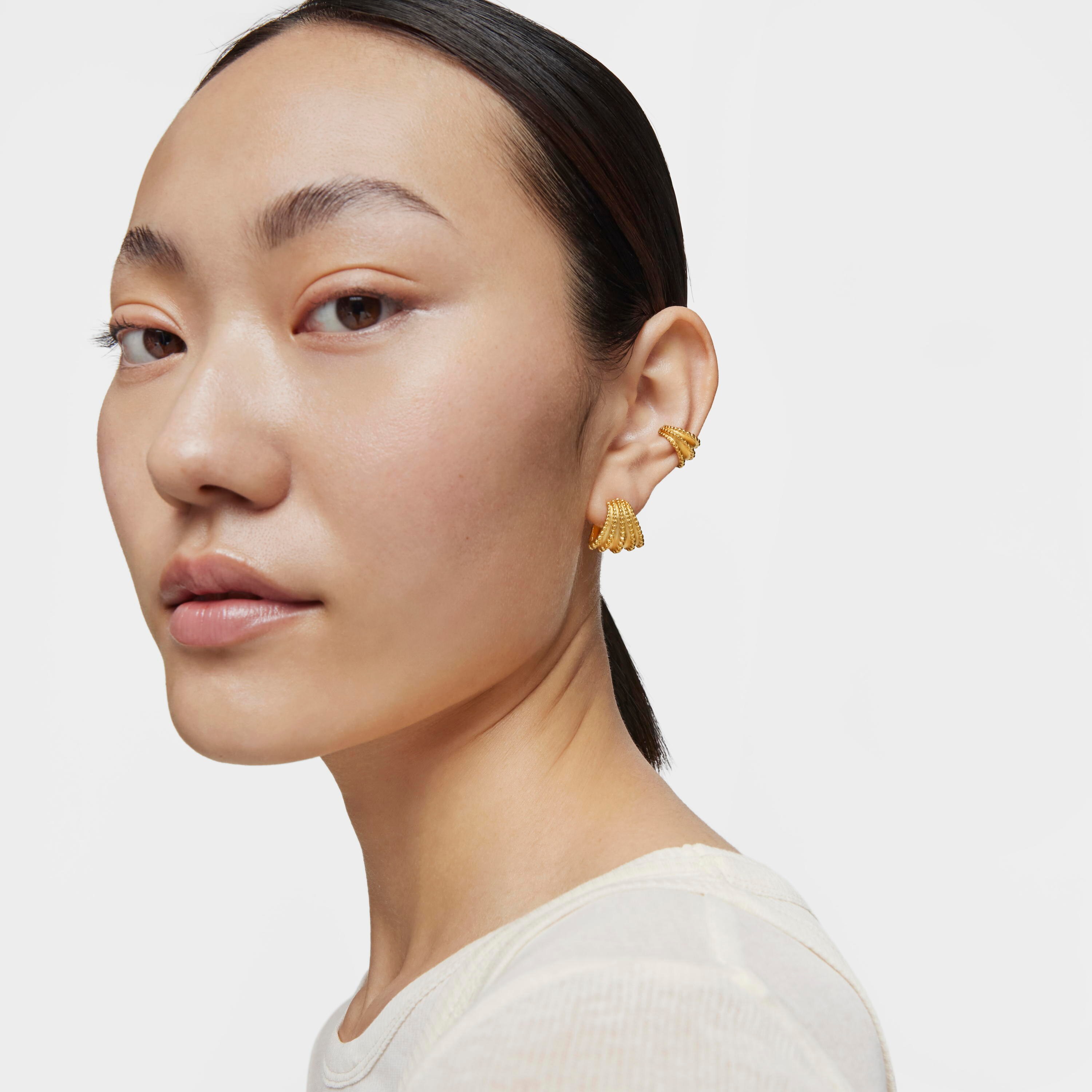 Earcuff with 18kt gold plating over silver TOUS Grain