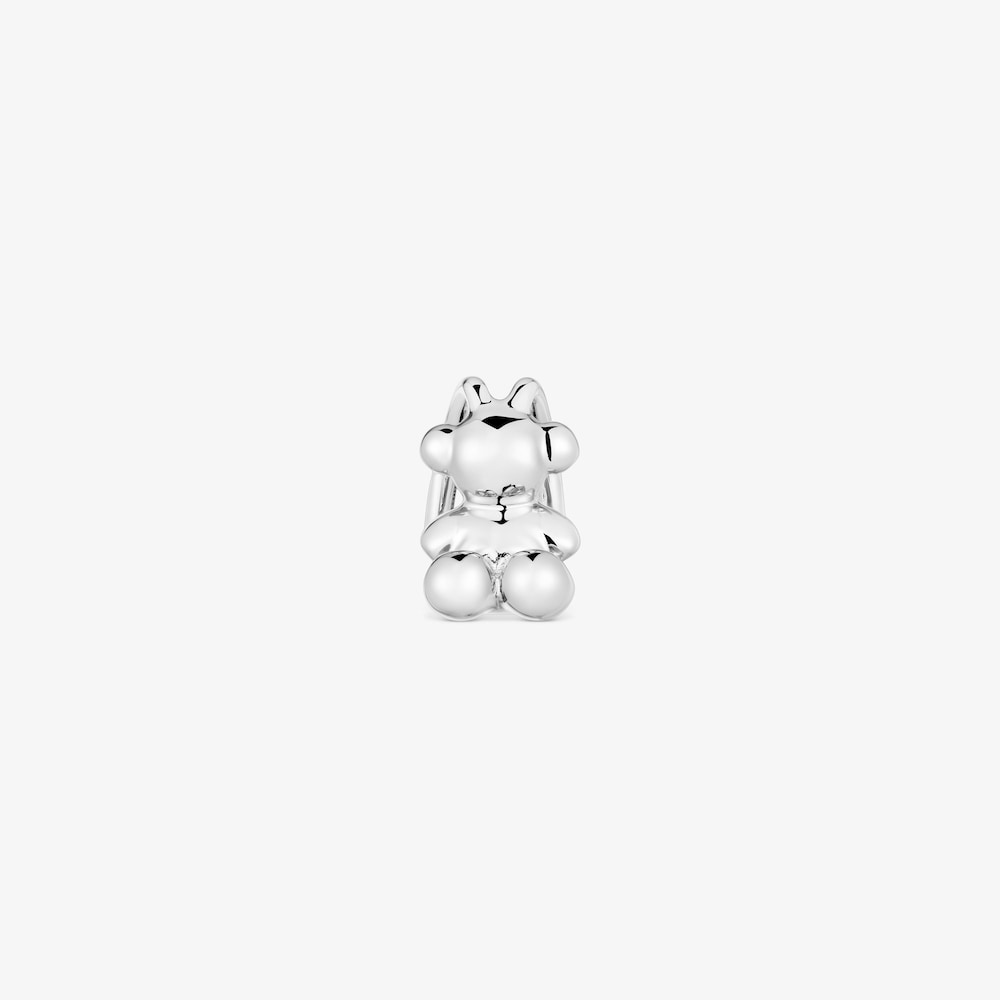 Ear cuff in argento con orsetto Bold Bear