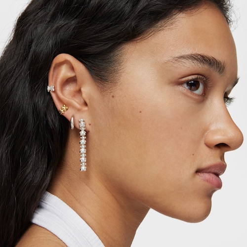 Silver bear Earcuff Bold Bear