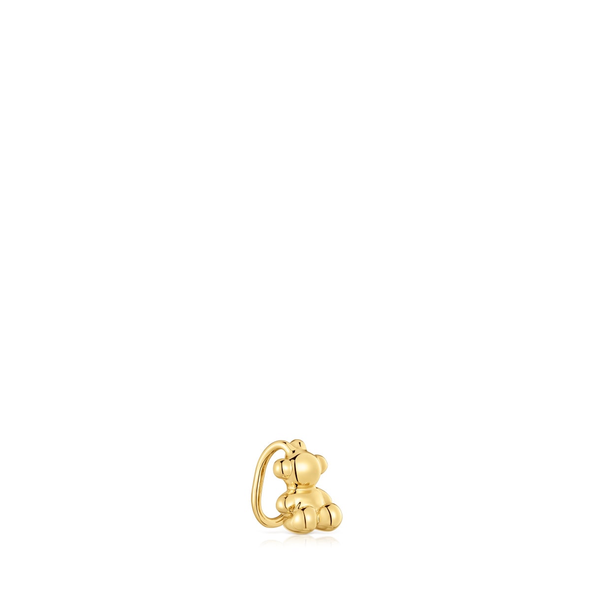 Earcuff oso con baño de oro 18 kt sobre plata Bold Bear