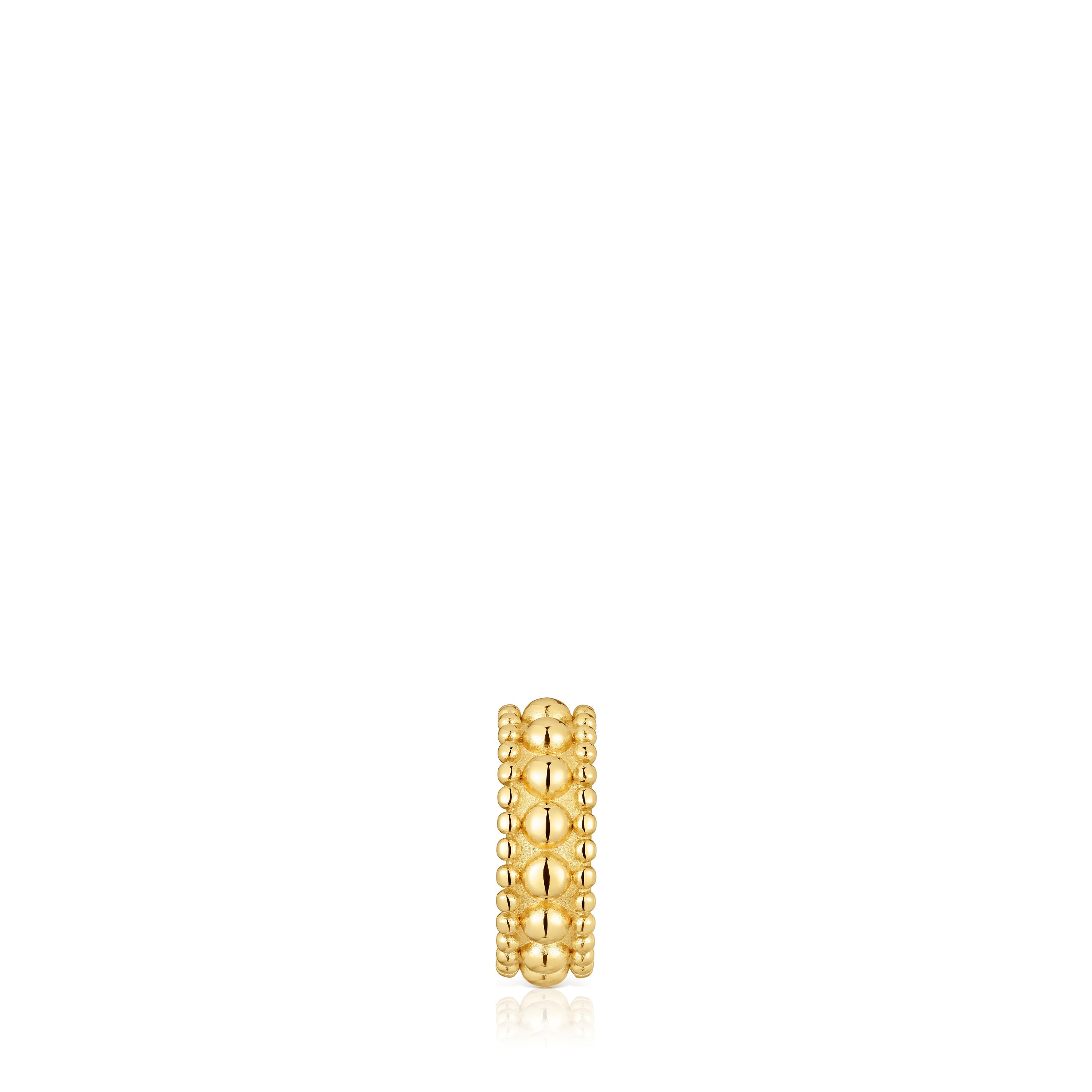 Earcuff triple con baño de oro de 18 kt sobre plata Gloss