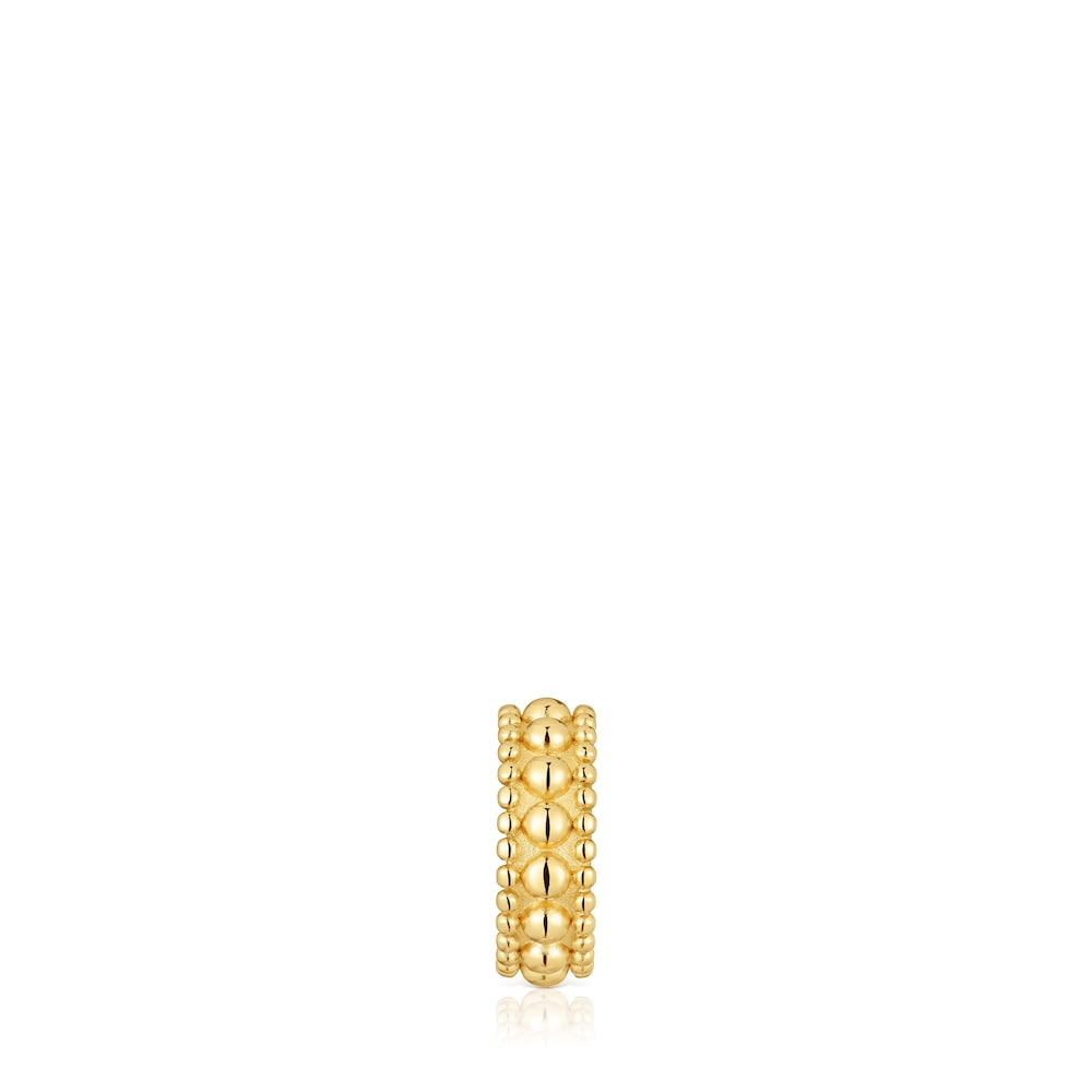 Earcuff triple con baño de oro de 18 kt sobre plata Gloss image number 1