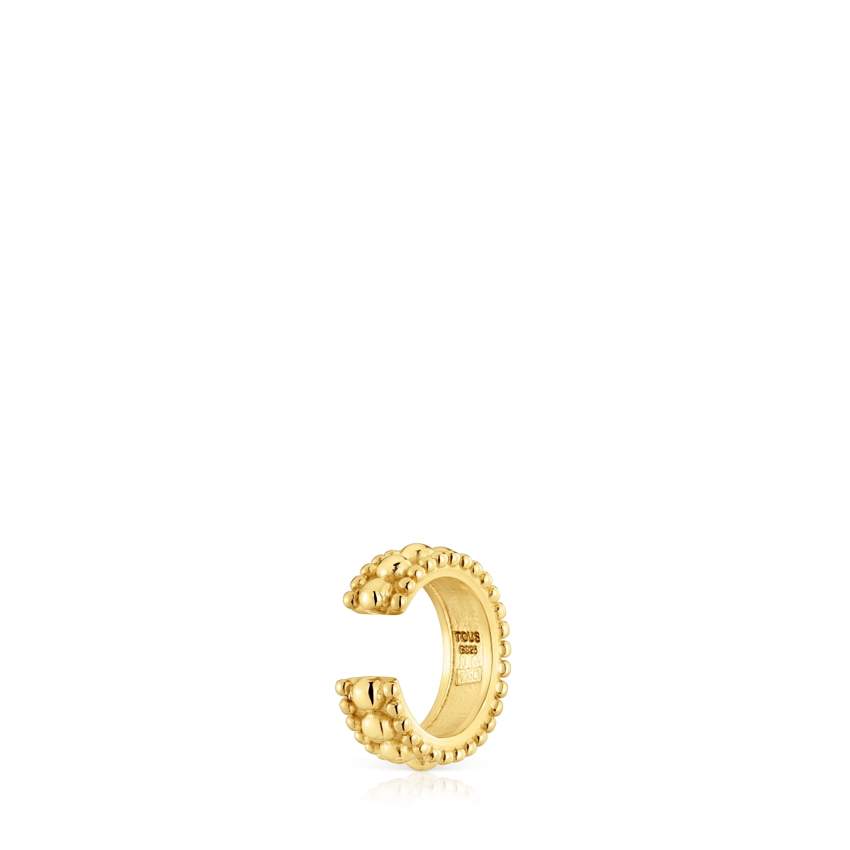 Earcuff triple con baño de oro de 18 kt sobre plata Gloss