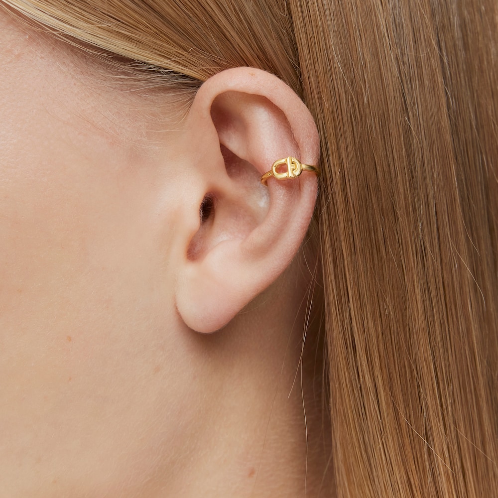 Earcuff con baño de oro 18 kt sobre plata TOUS MANIFESTO image number 6