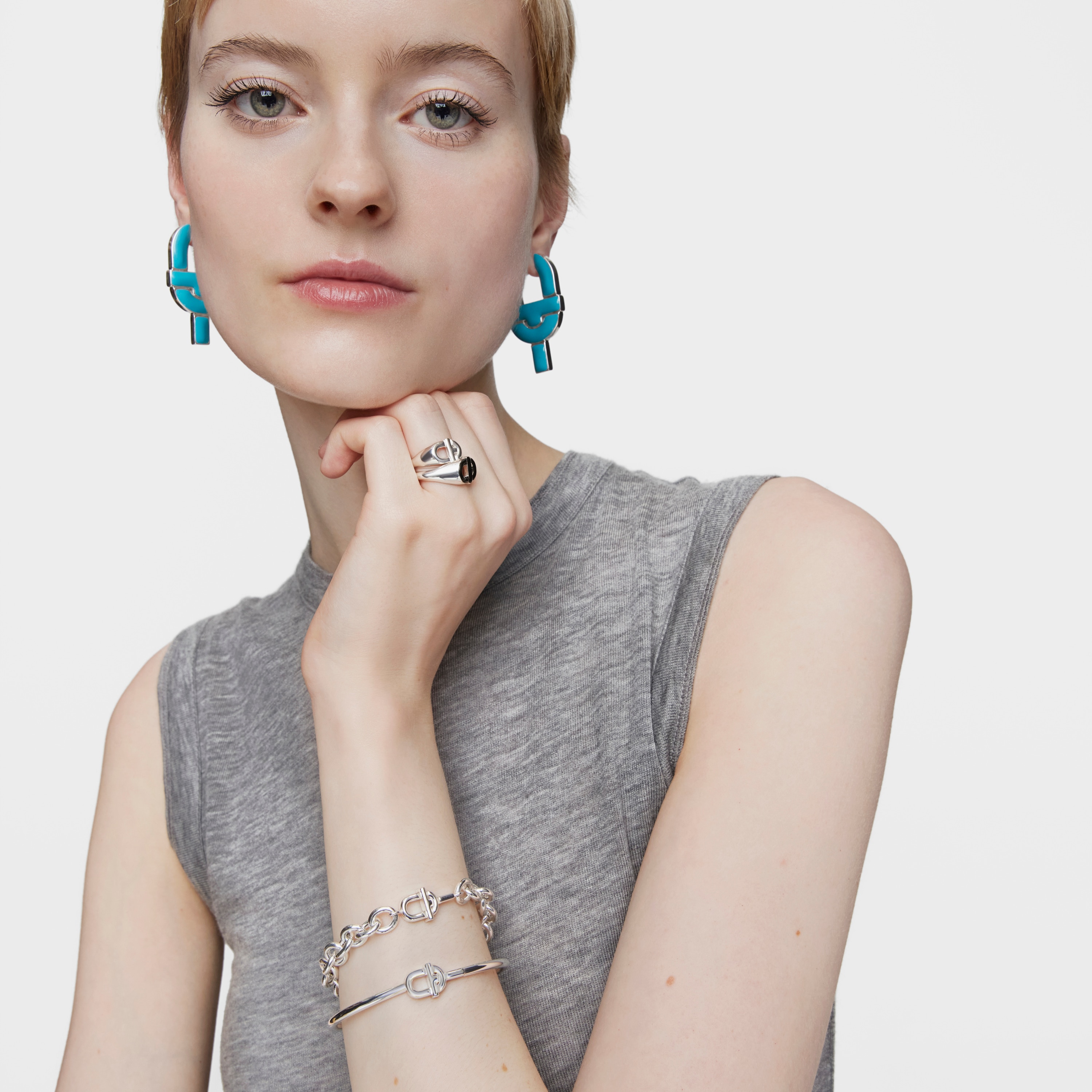 mm silver Bangle TOUS MANIFESTO