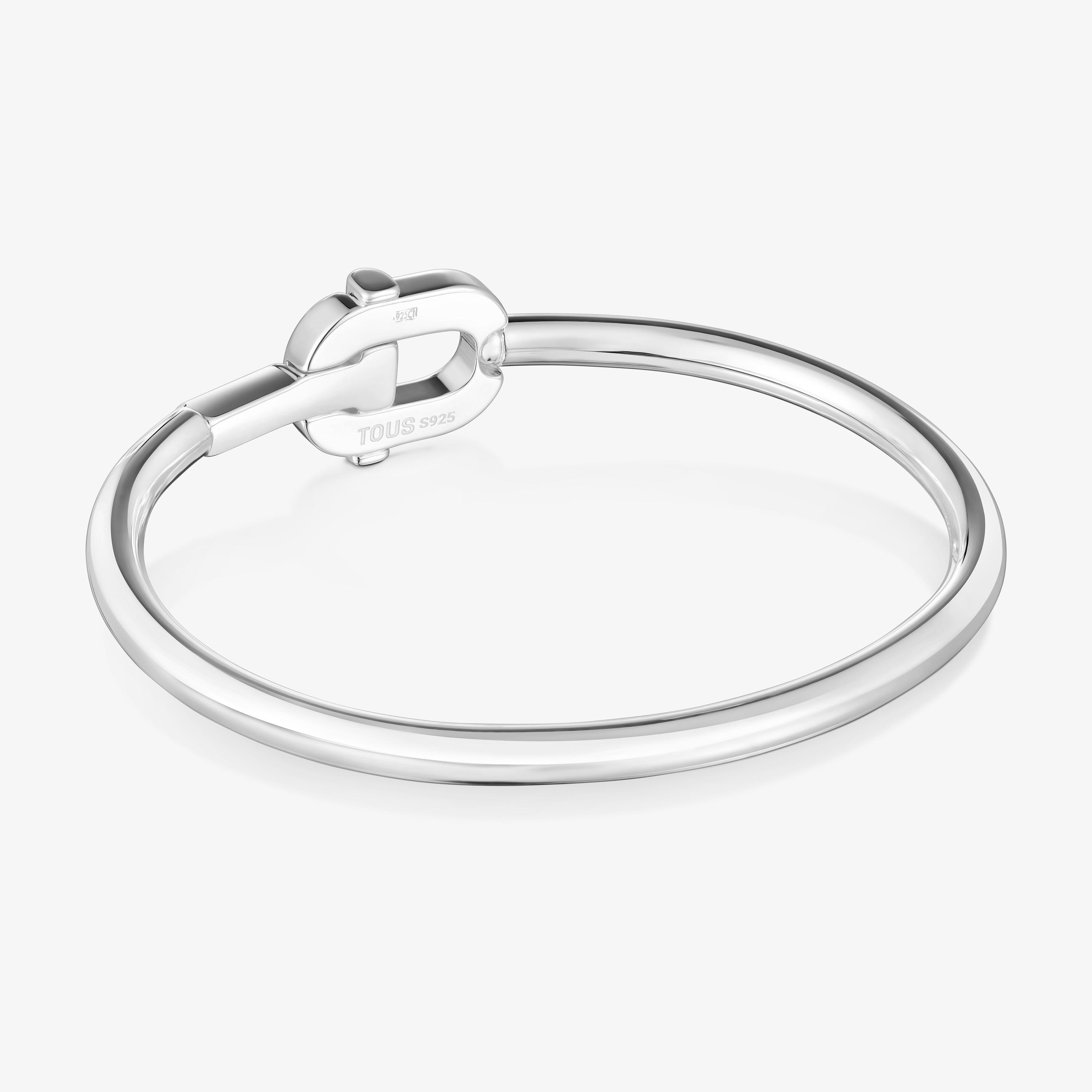 4 mm silver Bangle TOUS MANIFESTO