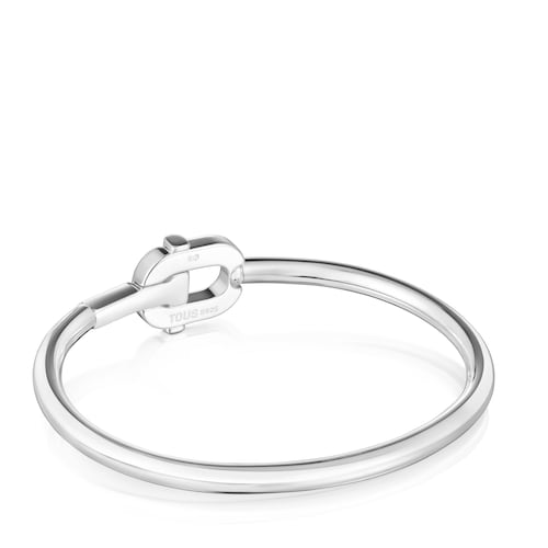 4 mm silver Bangle TOUS MANIFESTO