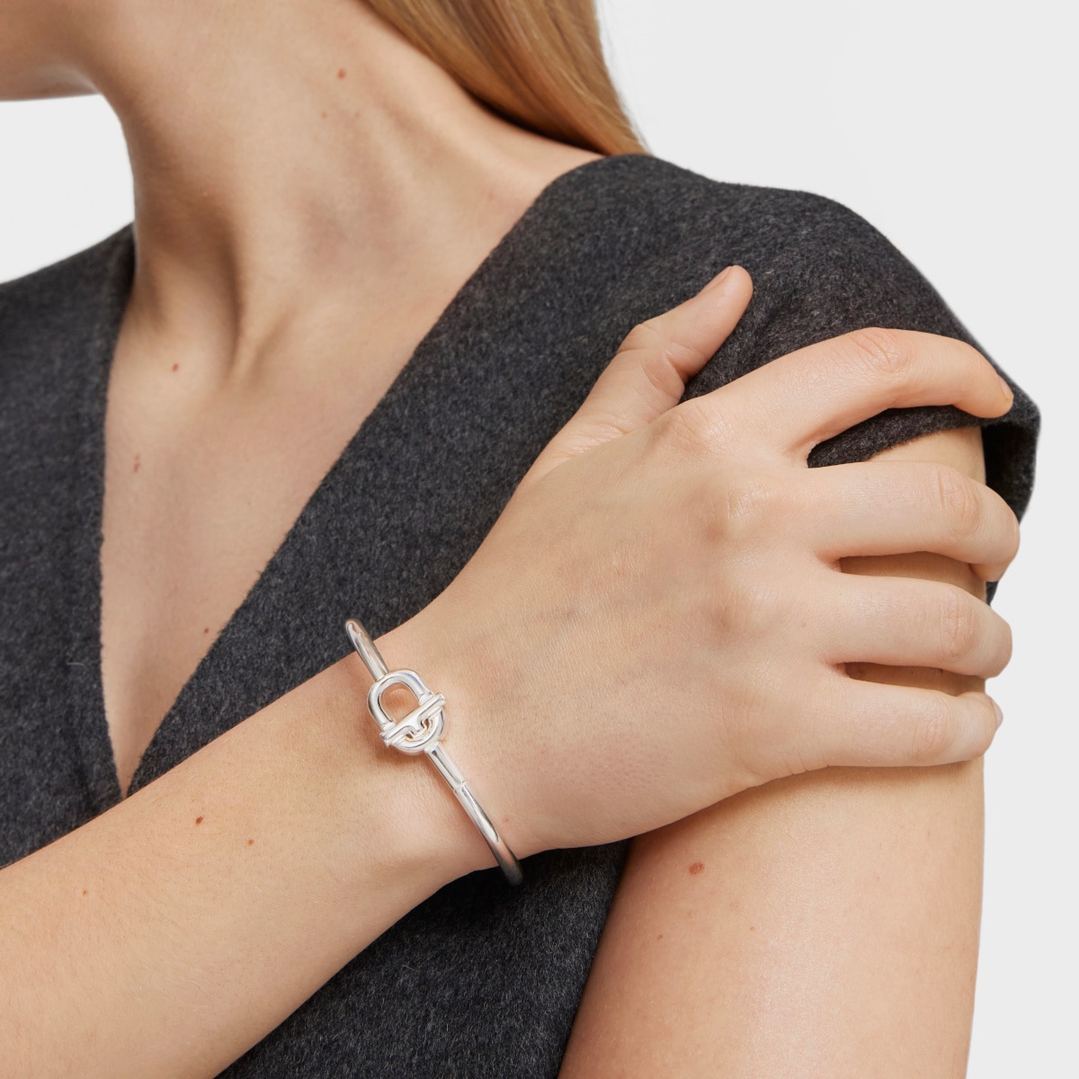 4 mm silver Bangle TOUS MANIFESTO