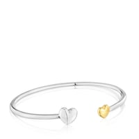 Two-tone heart Bangle My Other Half