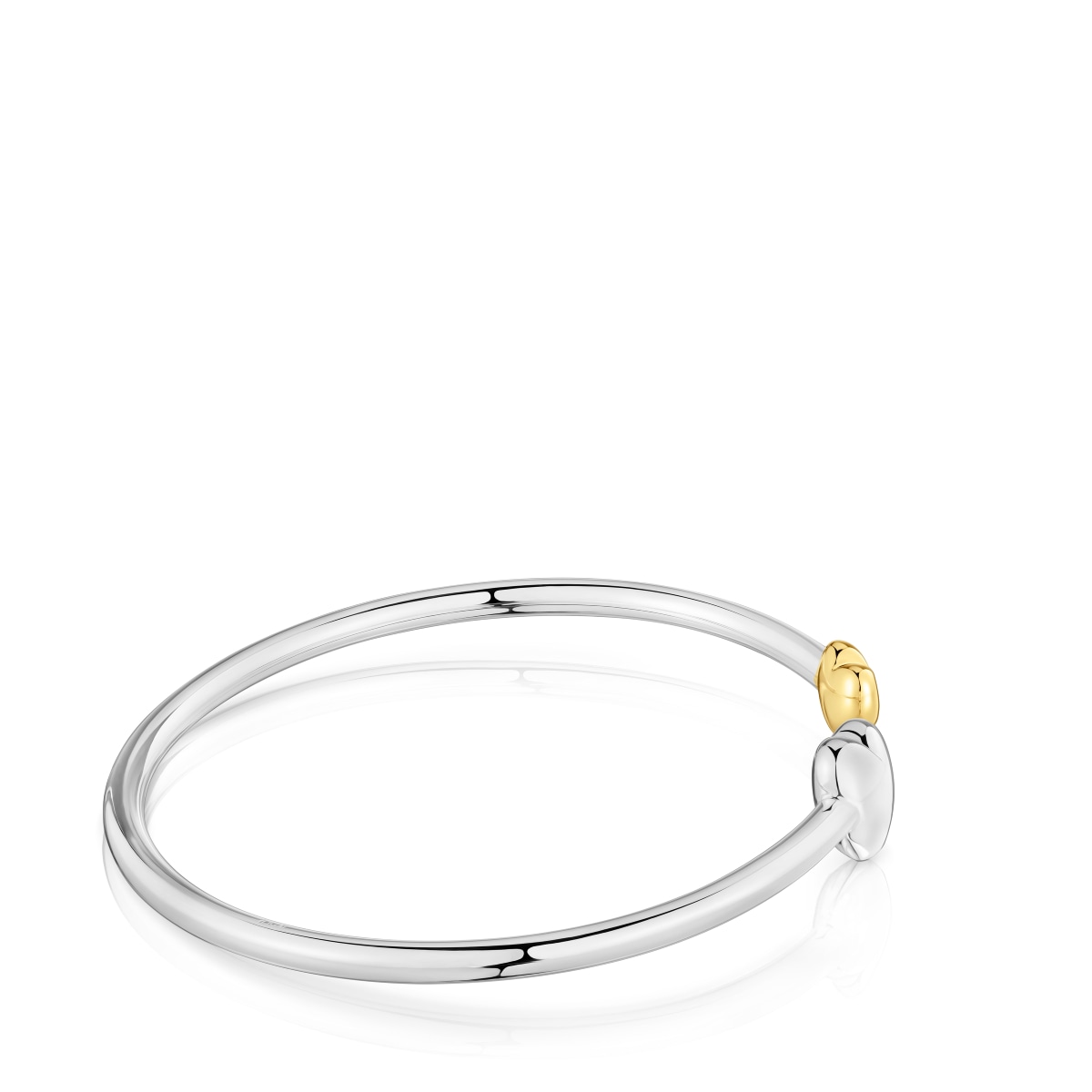 Two-tone heart Bangle My Other Half