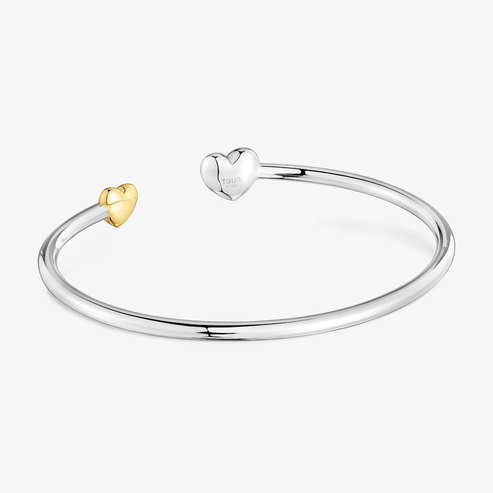 Pulsera esclava coraz&oacute;n bicolor My Other Half