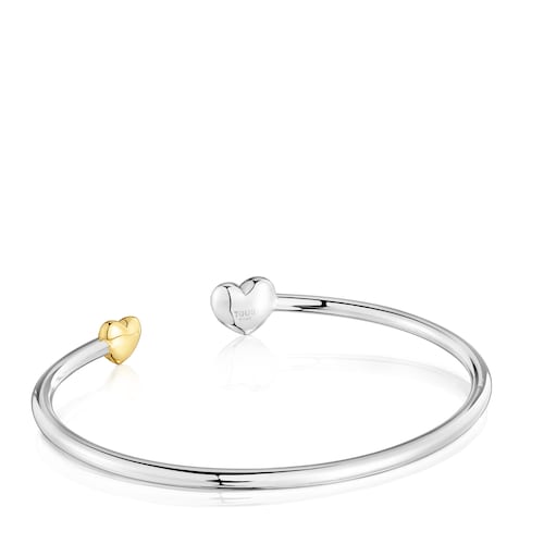 Pulsera esclava corazón bicolor My Other Half