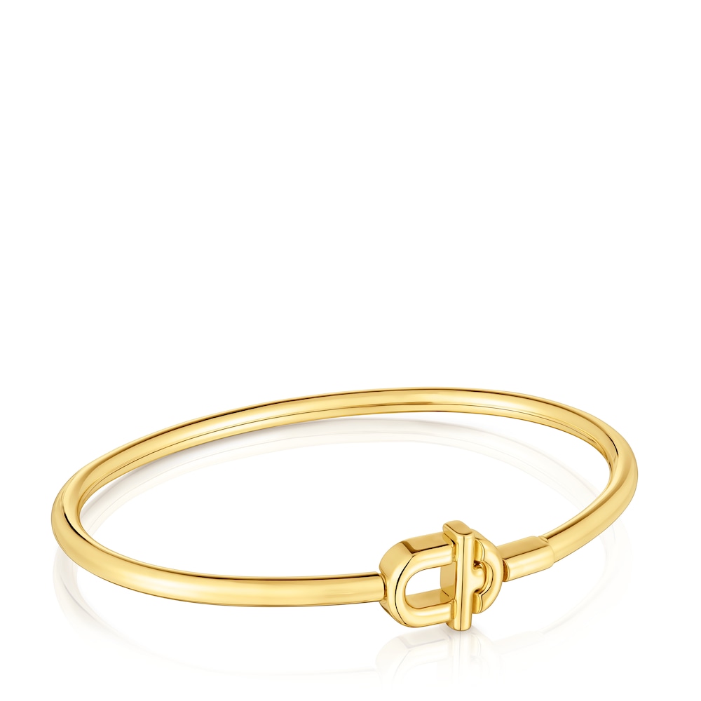 Bangle with 18kt gold plating over silver TOUS MANIFESTO