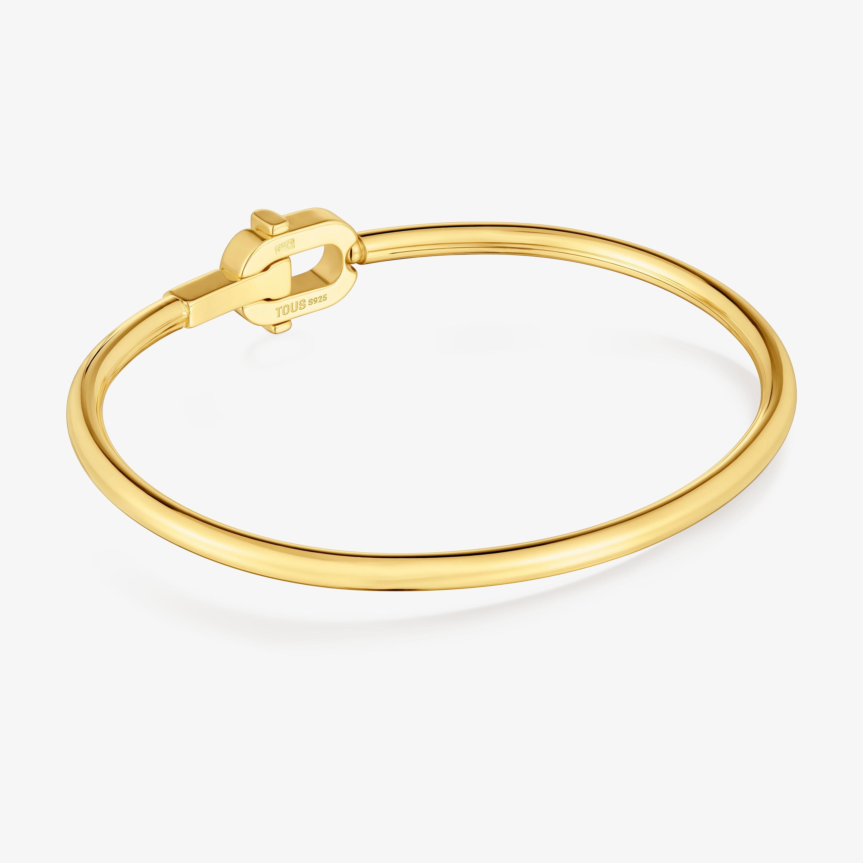 Bangle with 18K gold vermeil TOUS MANIFESTO