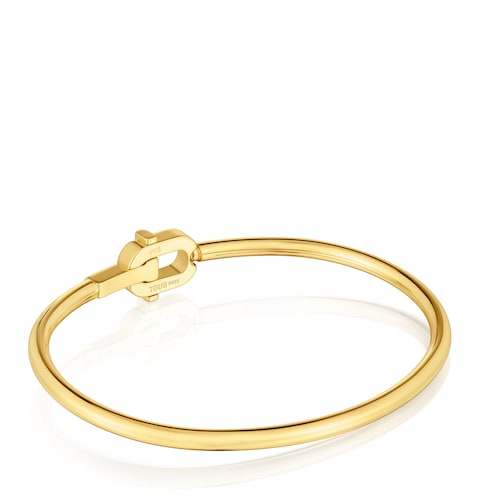 Bangle with 18kt gold plating over silver TOUS MANIFESTO