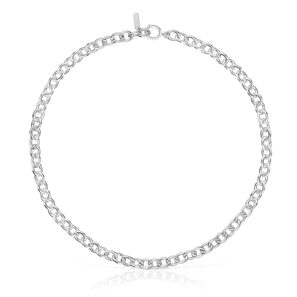 Short 42 cm silver Necklace TOUS Basics Short 42 cm silver Necklace TOUS Basics