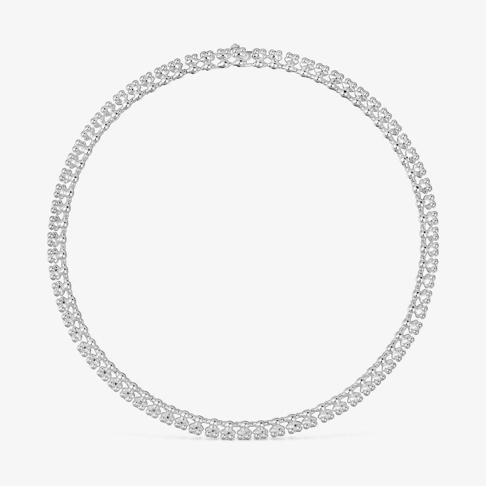 Collar corto de plata motivos oso Bold Bear