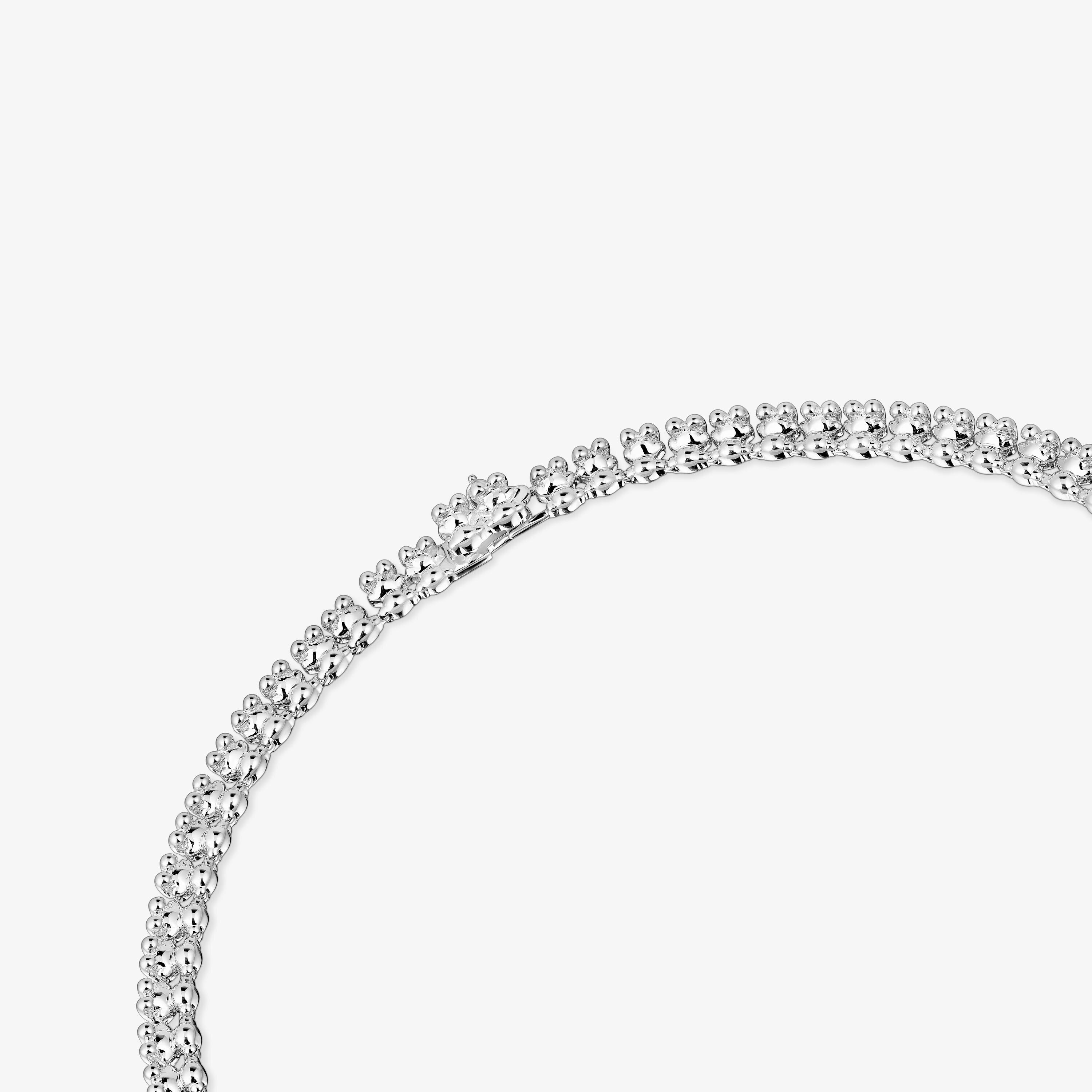 Short silver Necklace with bear motifs Bold Bear