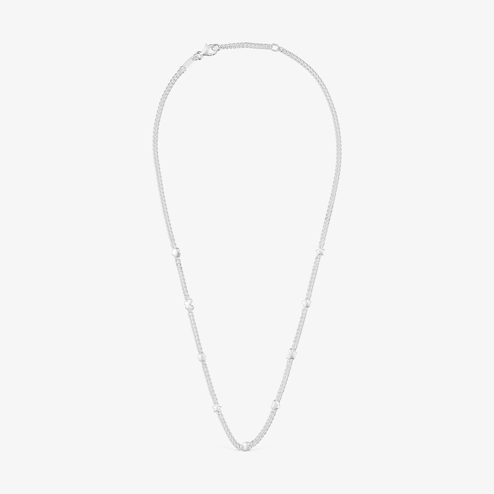 Collar corto con motivos de plata Bold Motif