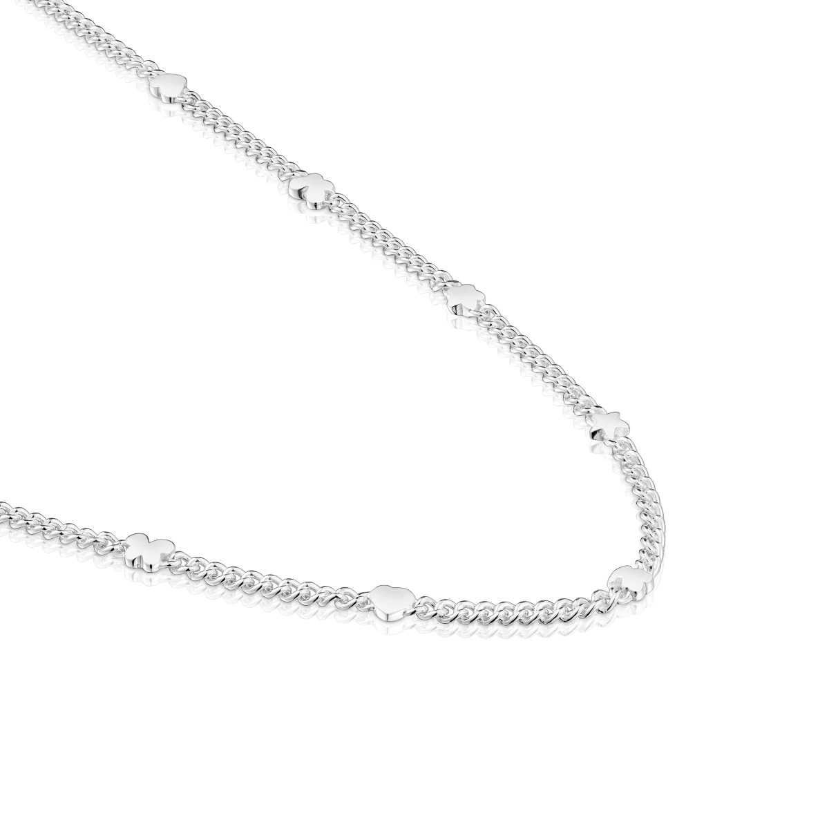 Collar corto con motivos de plata Bold Motif