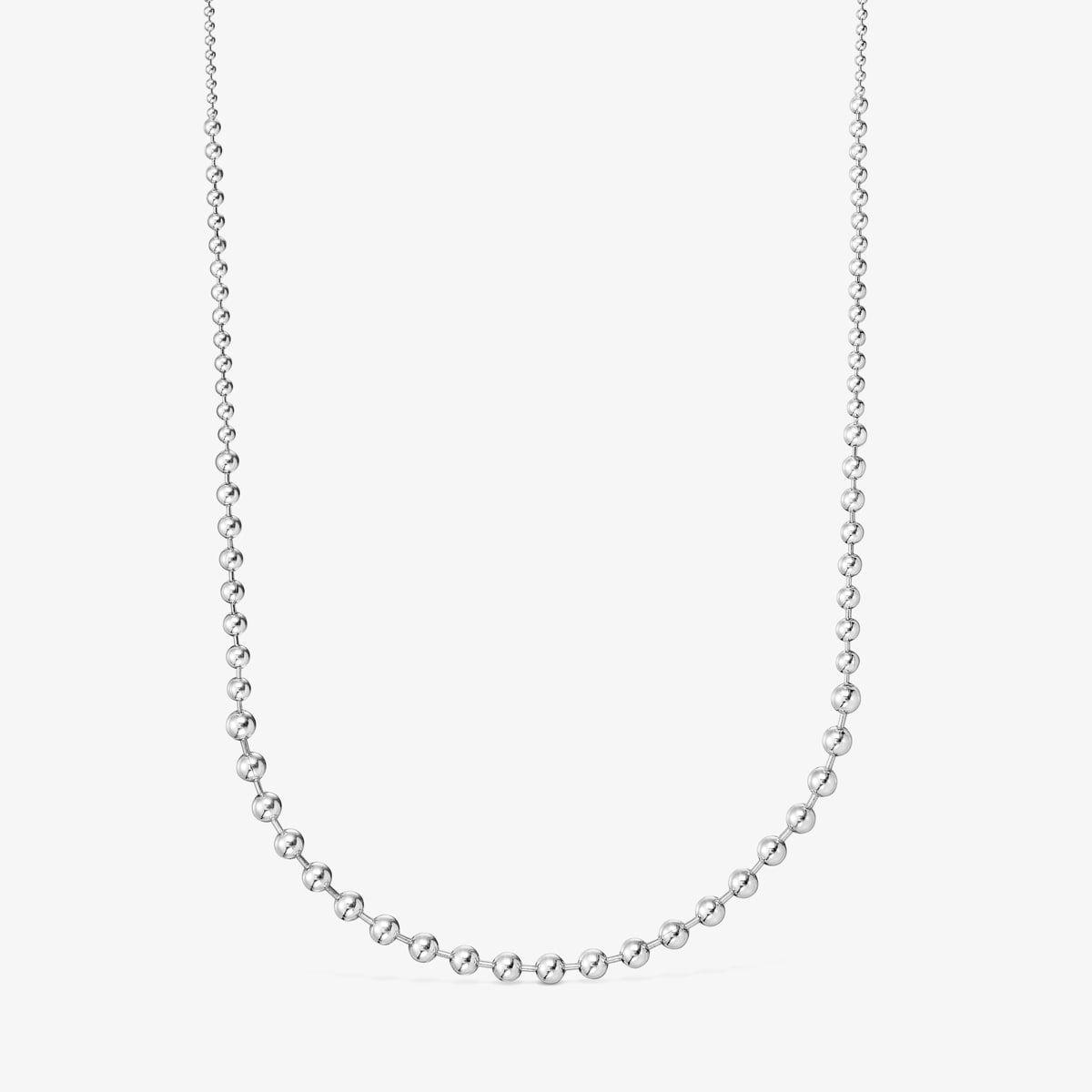 Tous - Collar Largo De Plata Gloss - Plateado