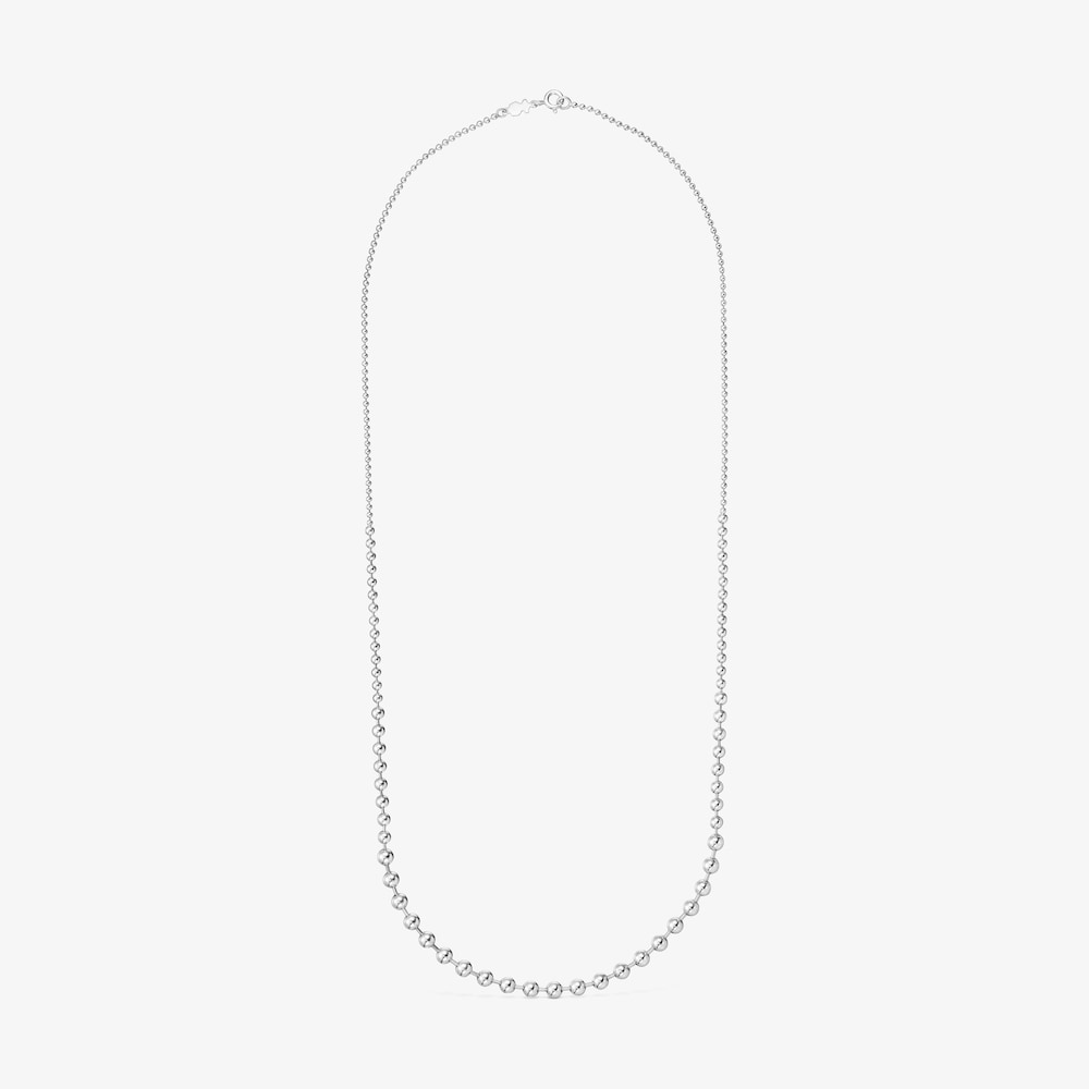 Collana in argento lunga Gloss