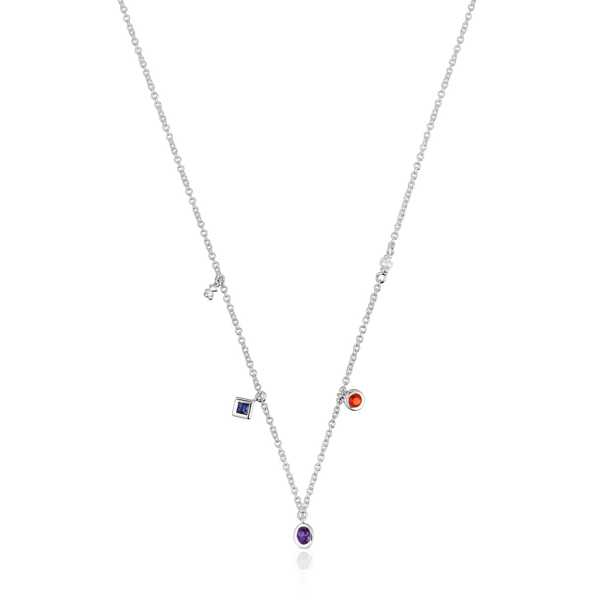 Tous - Collar Corto De Plata, Gemas Y Perla Cultivada Basic Colors - Multi