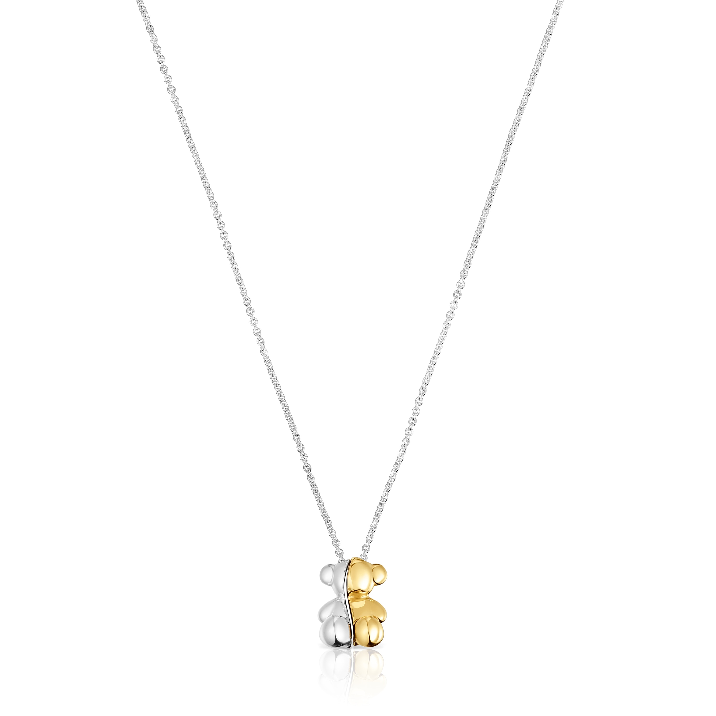 Collar corto doble oso bicolor My Other Half