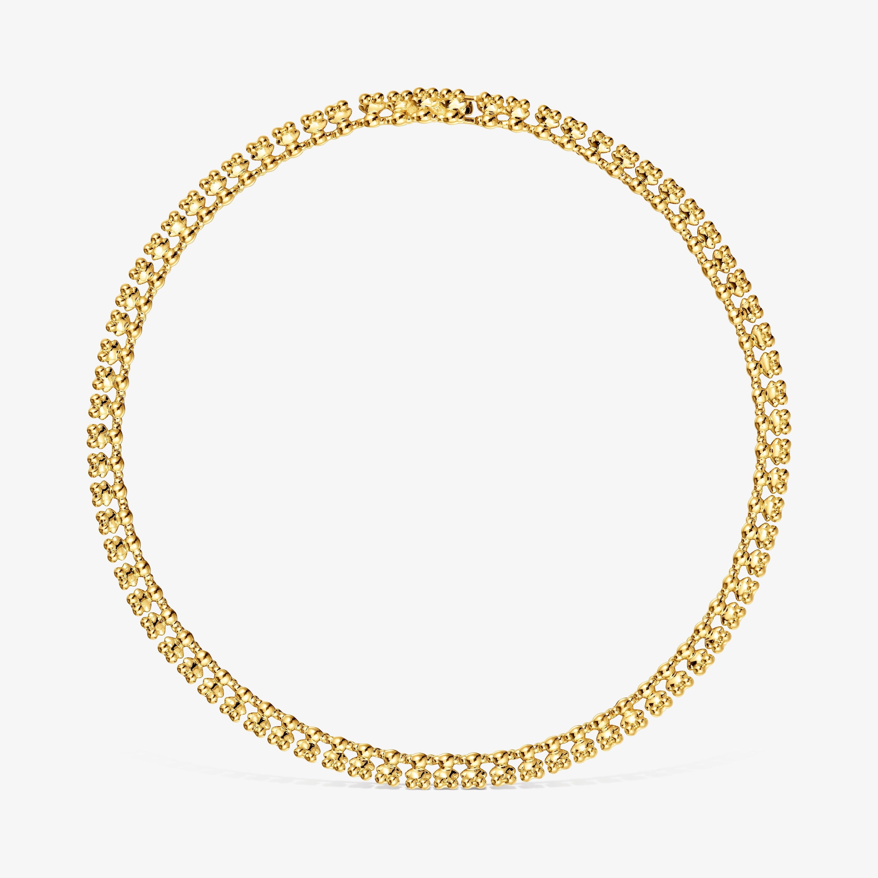 Short 18K gold vermeil Necklace with bear motifs Bold Bear