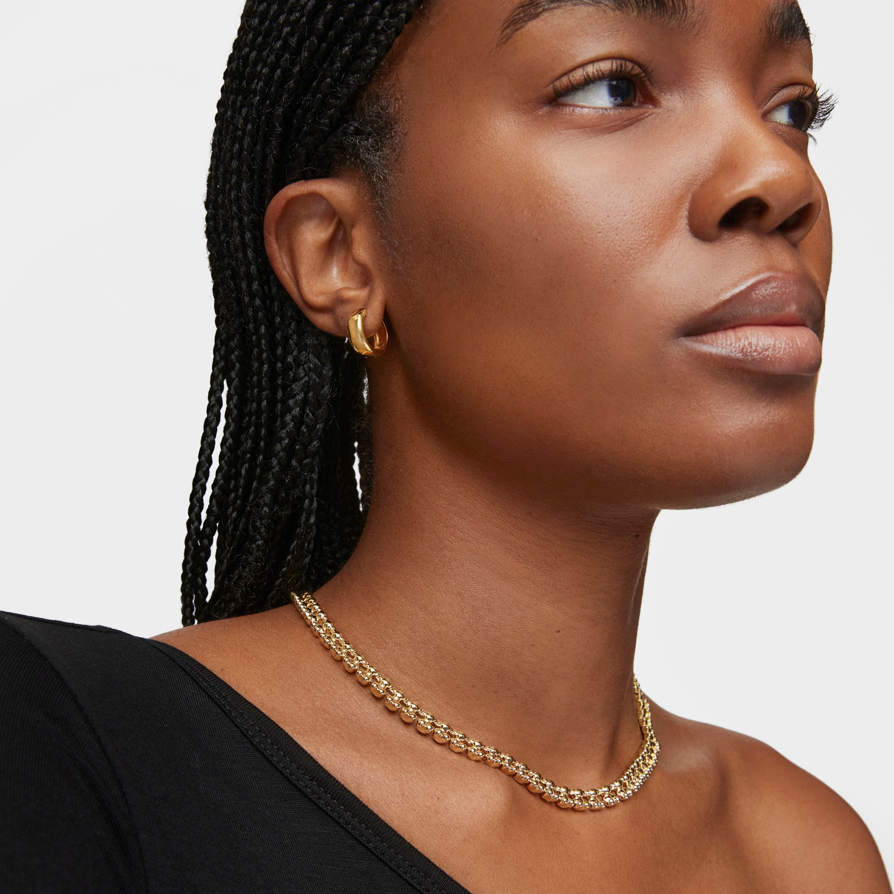 Short 18K gold vermeil Necklace with bear motifs Bold Bear