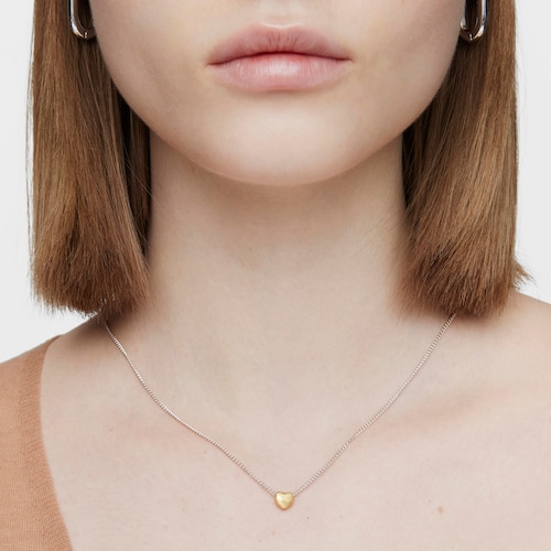 Collar corto corazón bicolor My Other Half