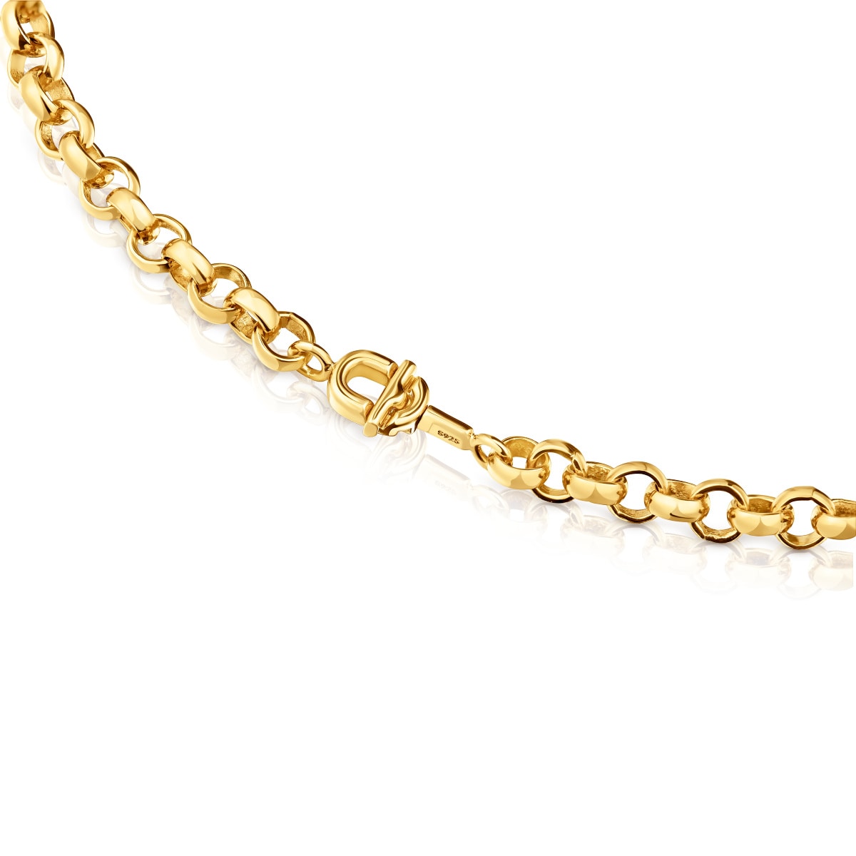 Collar corto con baño de oro 18 kt sobre plata 40 cm TOUS MANIFESTO