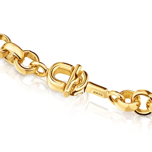 Collar corto con baño de oro 18 kt sobre plata 40 cm TOUS MANIFESTO