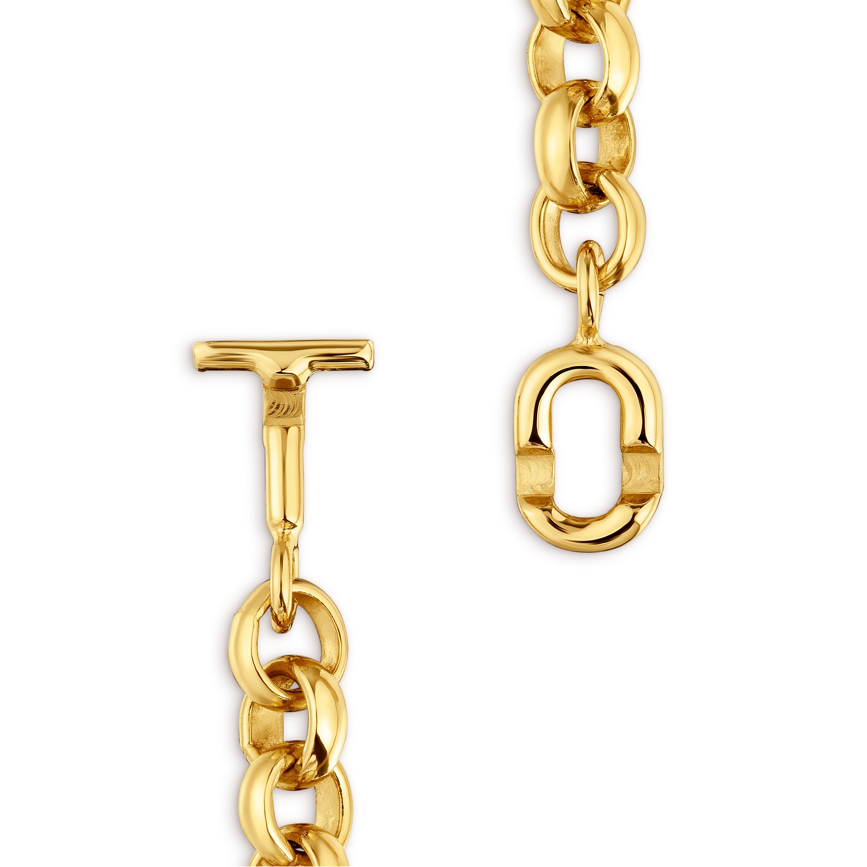 Short 40 cm Necklace with 18kt gold plating over silver TOUS MANIFESTO