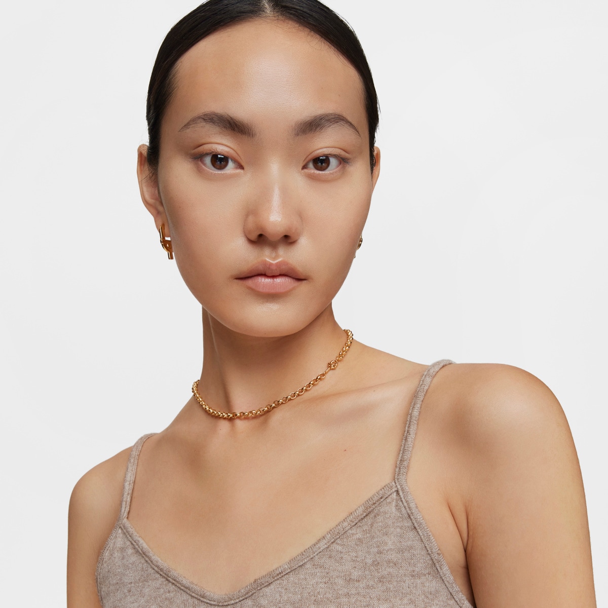 Collar corto con baño de oro 18 kt sobre plata 40 cm TOUS MANIFESTO