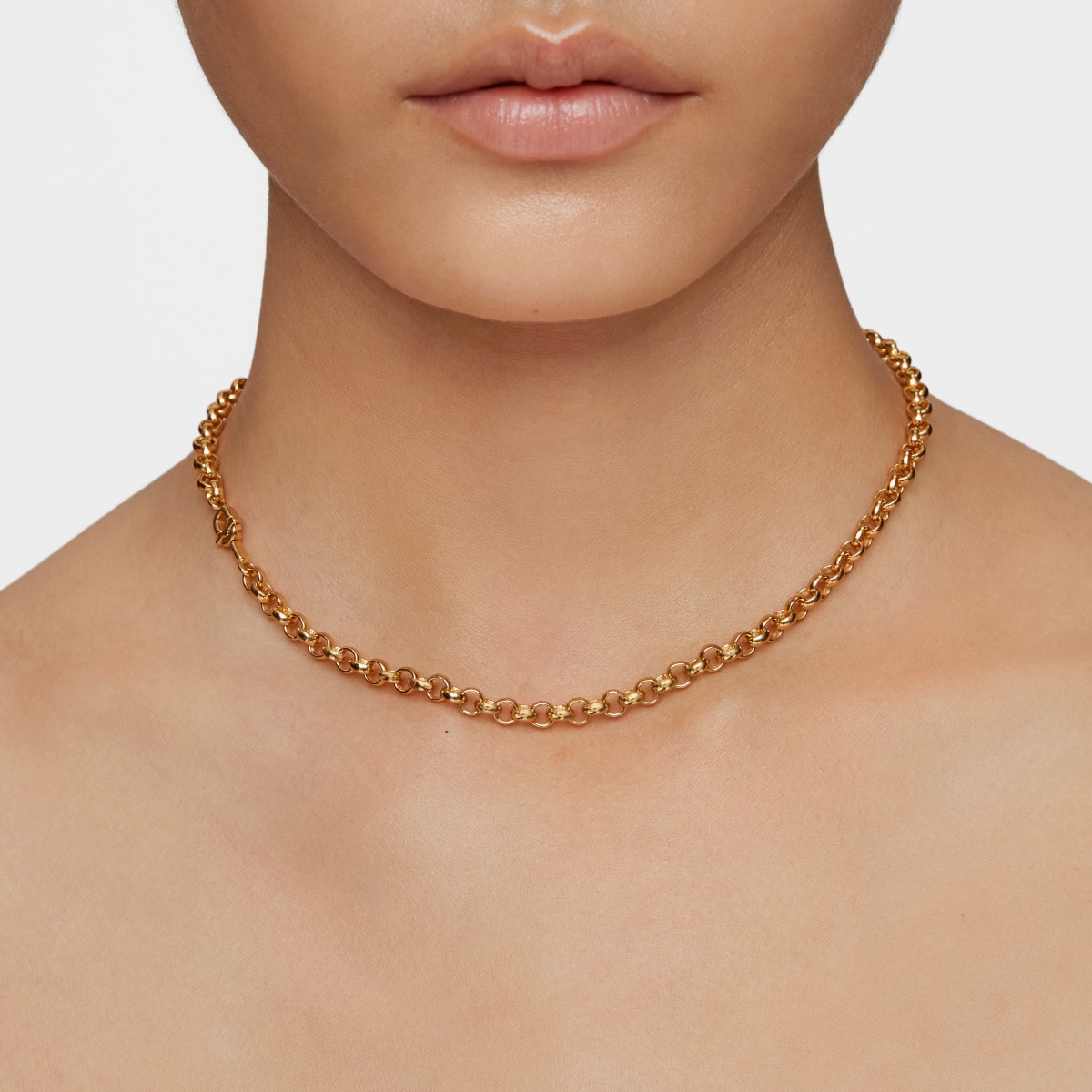 Collar corto con baño de oro 18 kt sobre plata 40 cm TOUS MANIFESTO