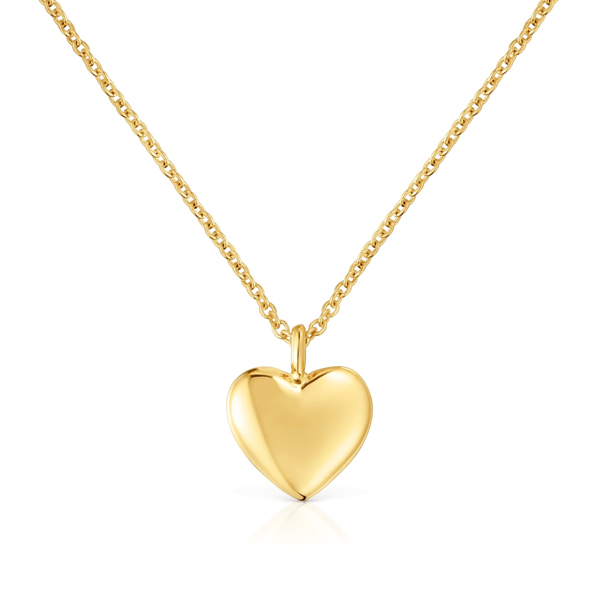 Short gold heart Necklace My Other Half
