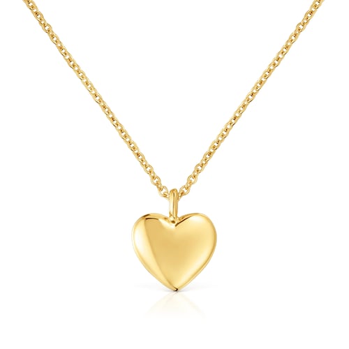 Short gold heart Necklace My Other Half