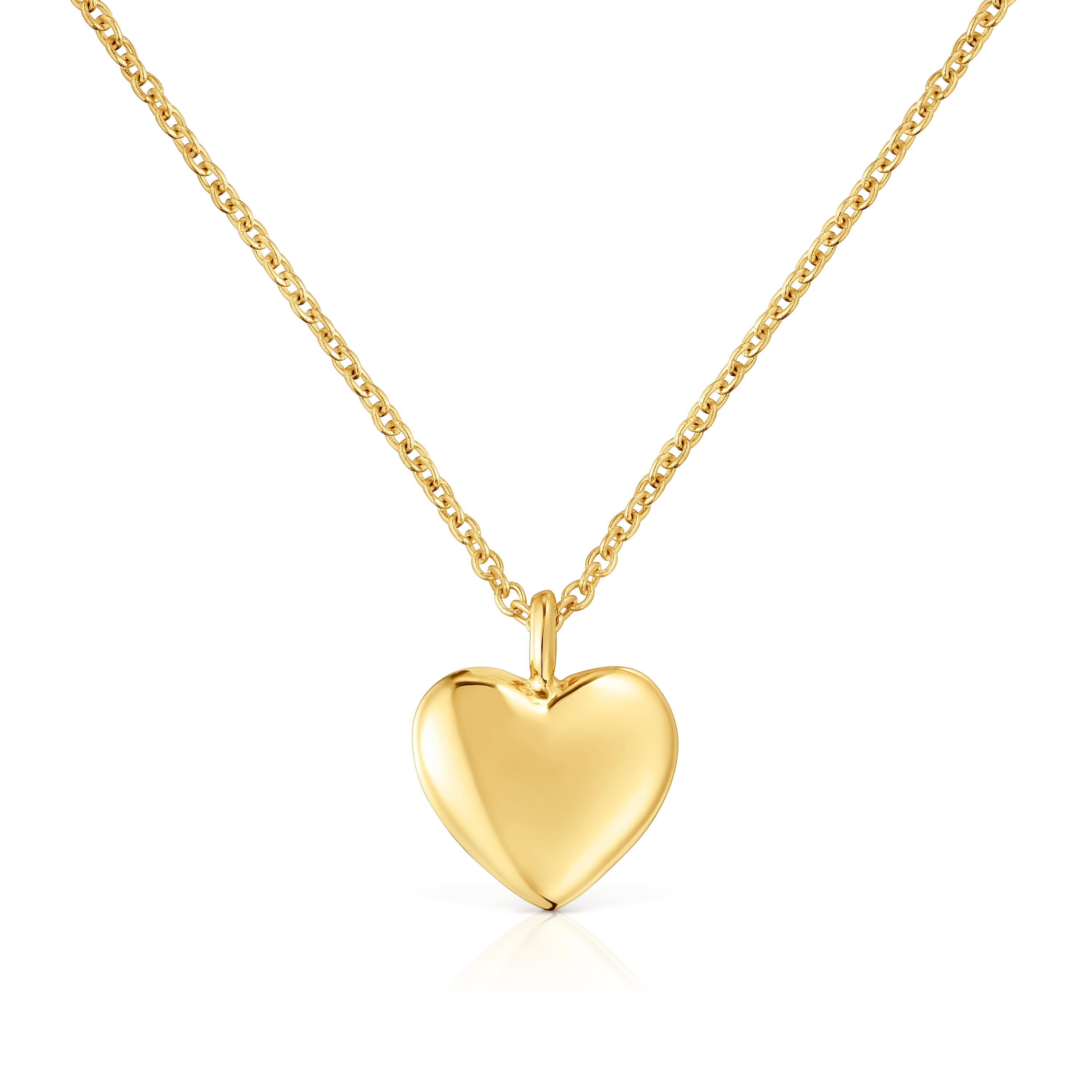 Short 18 kt gold heart Necklace My Other Half