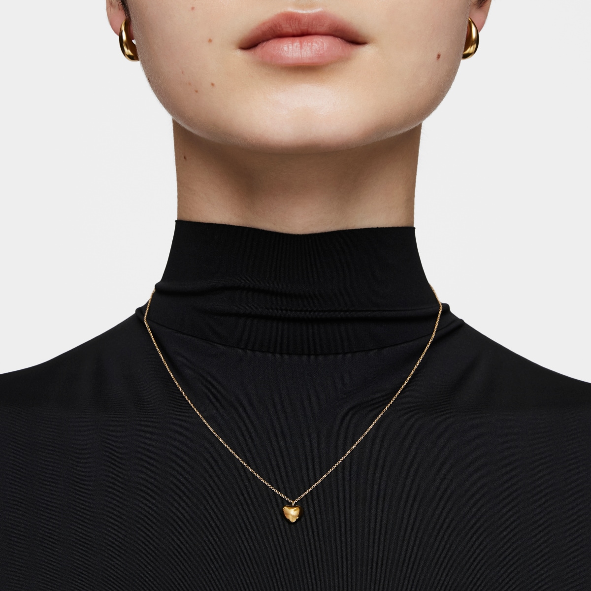 Short gold heart Necklace My Other Half