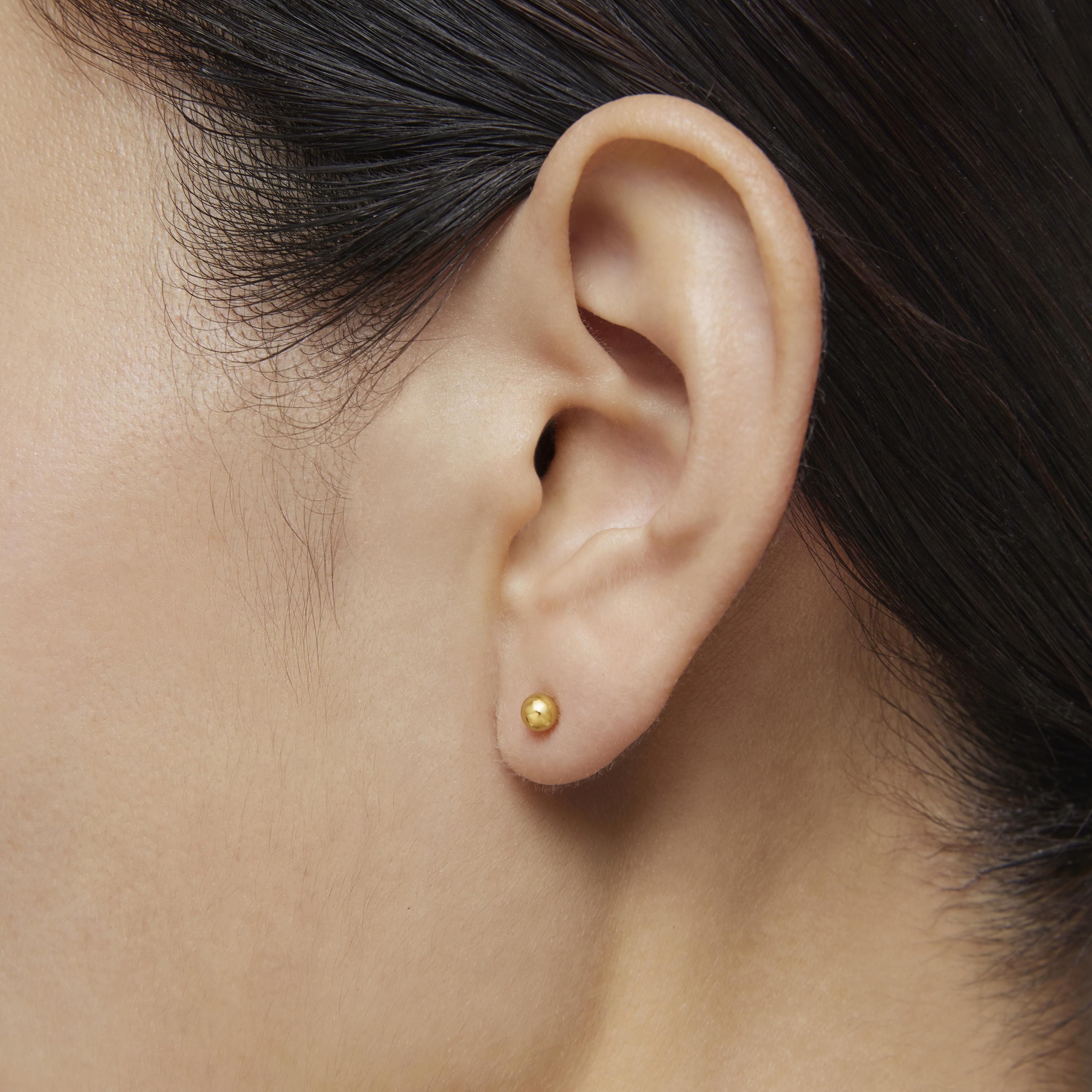 Long individual Earring with 18kt gold plating over silver TOUS Grain