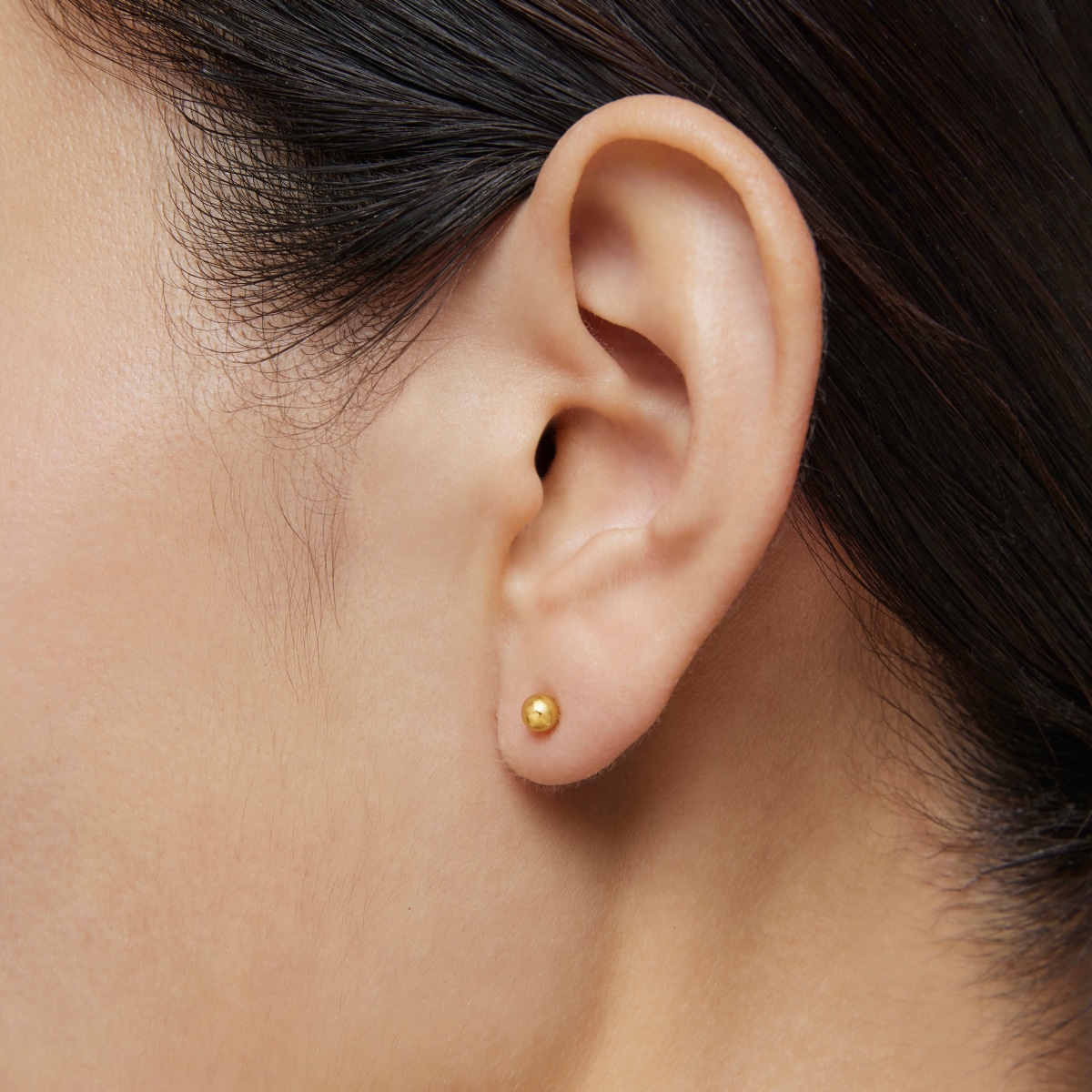 Long individual Earring with 18kt gold plating over silver TOUS Grain