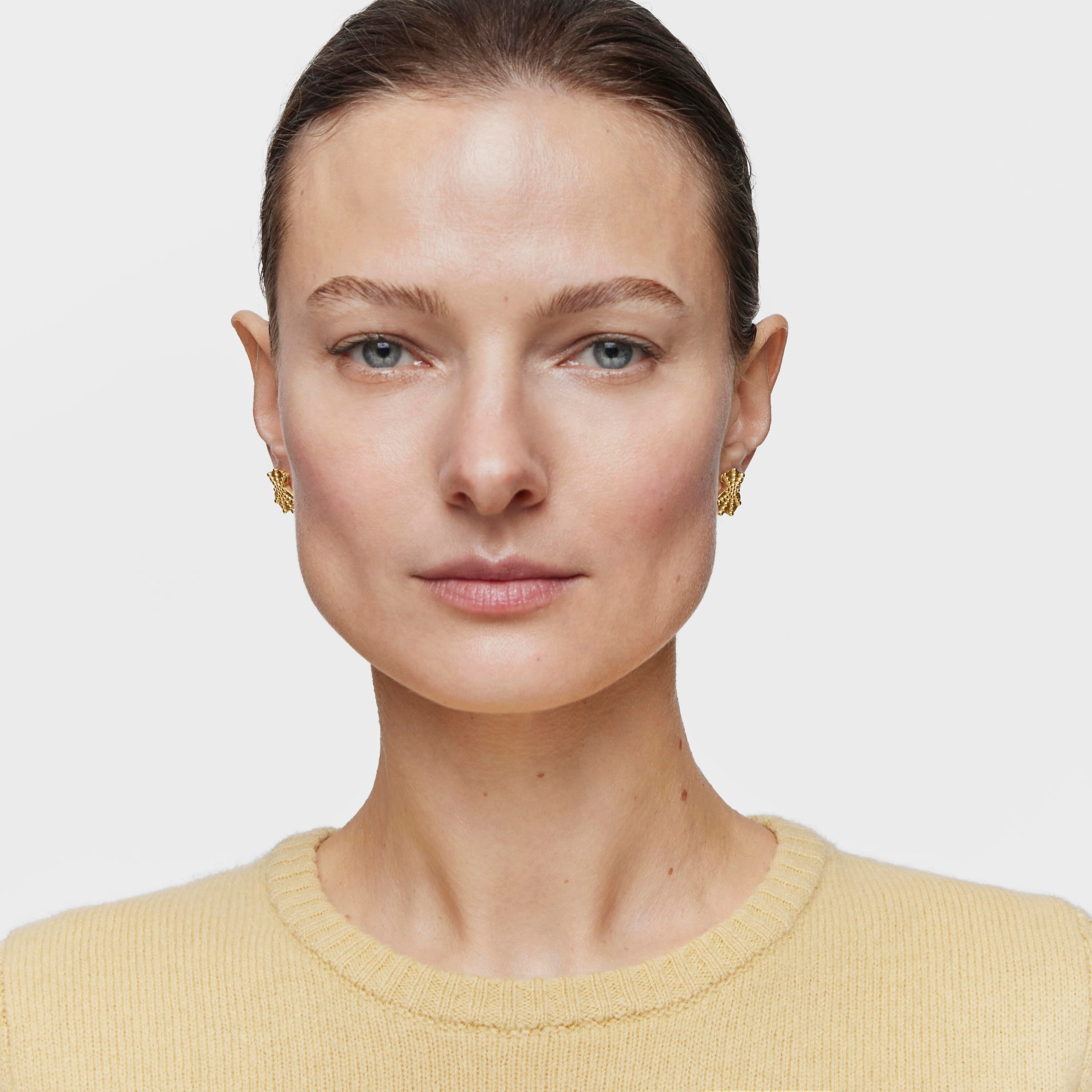 Small bear Earrings with 18K gold vermeil TOUS Grain