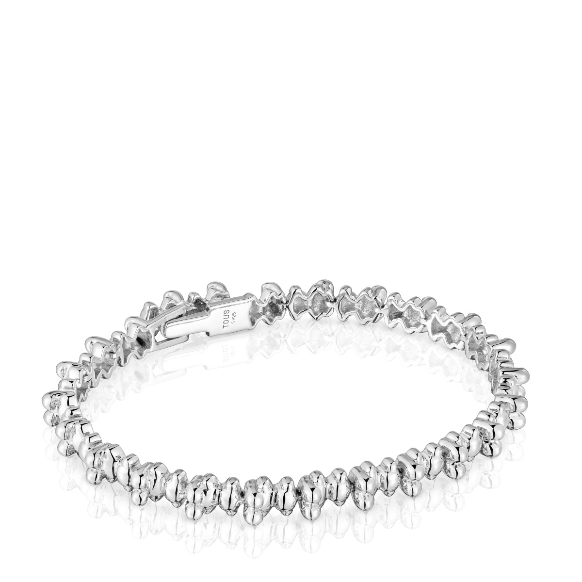 Silver chain Bracelet with bear motifs Bold Bear