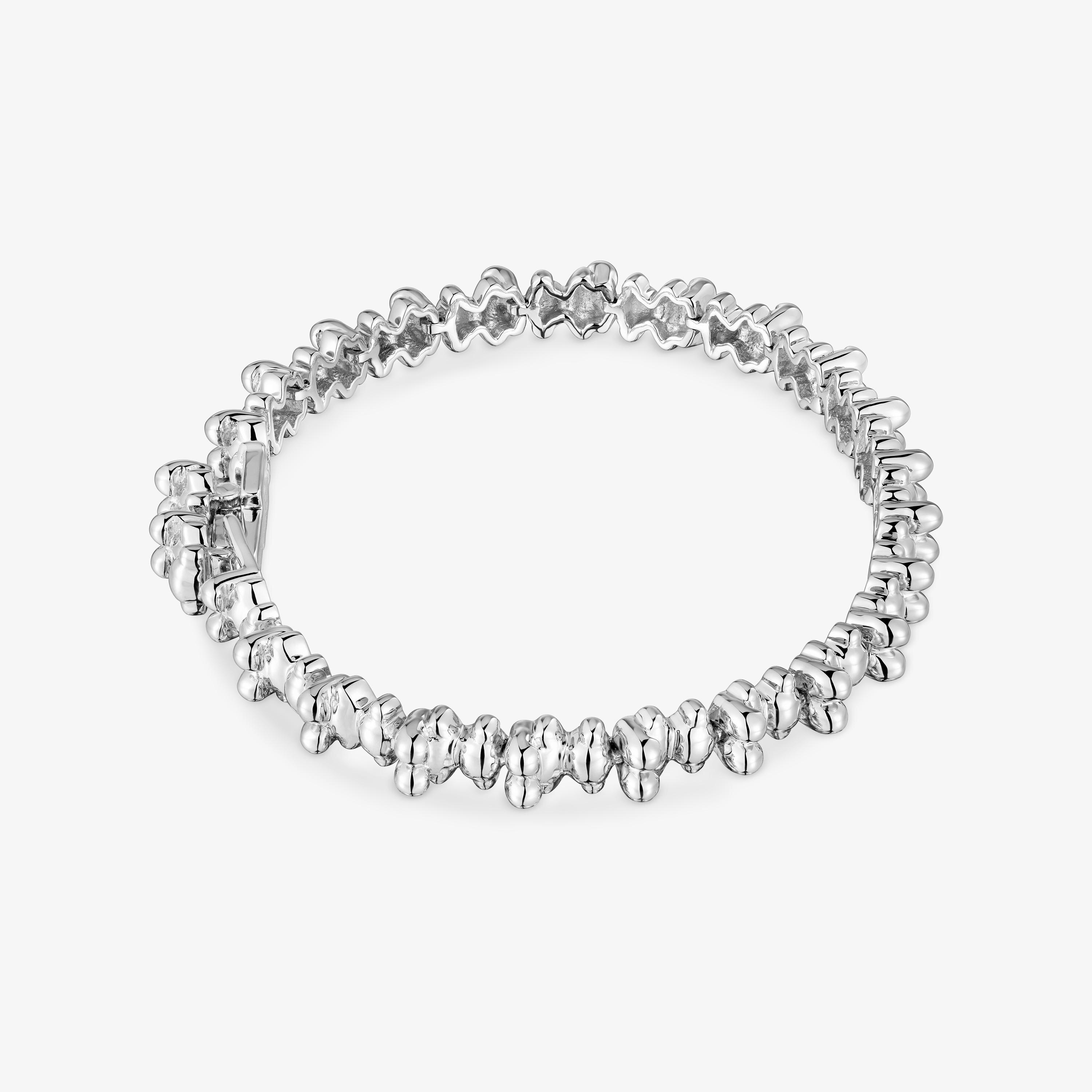 Silver chain Bracelet with bear motifs Bold Bear