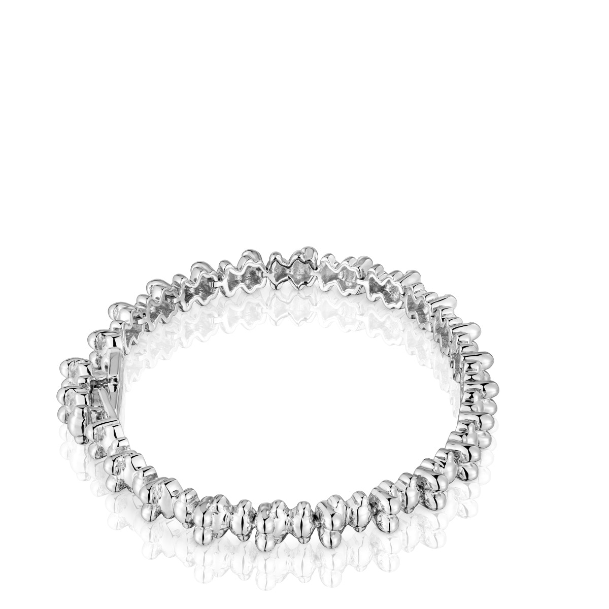 Silver chain Bracelet with bear motifs Bold Bear