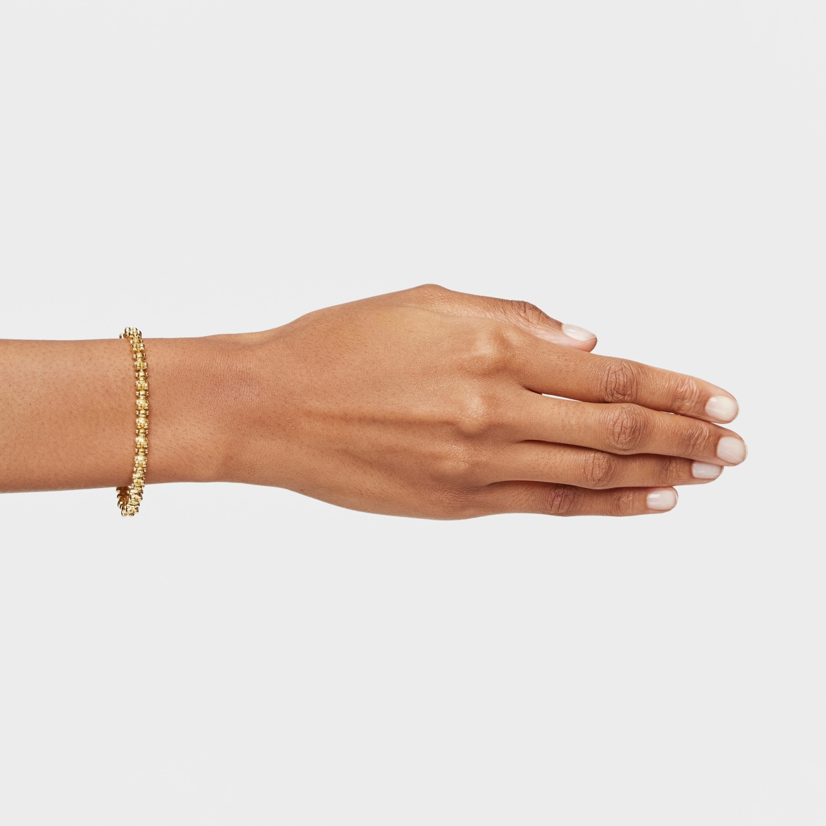 18 kt gold plating over silver chain Bracelet with bear motifs Bold Bear