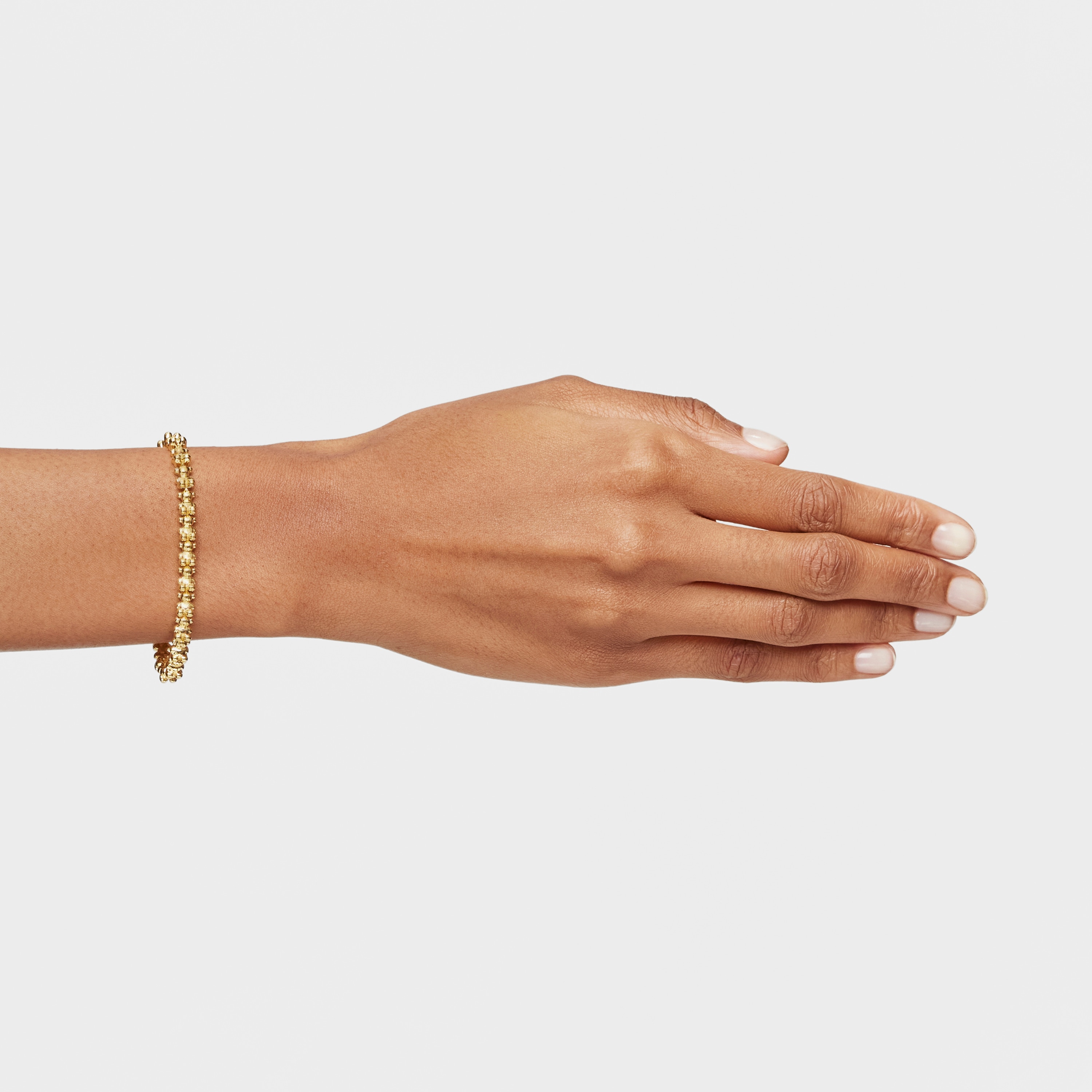 Pulsera cadena con baño de oro 18 kt sobre plata motivos oso Bold Bear