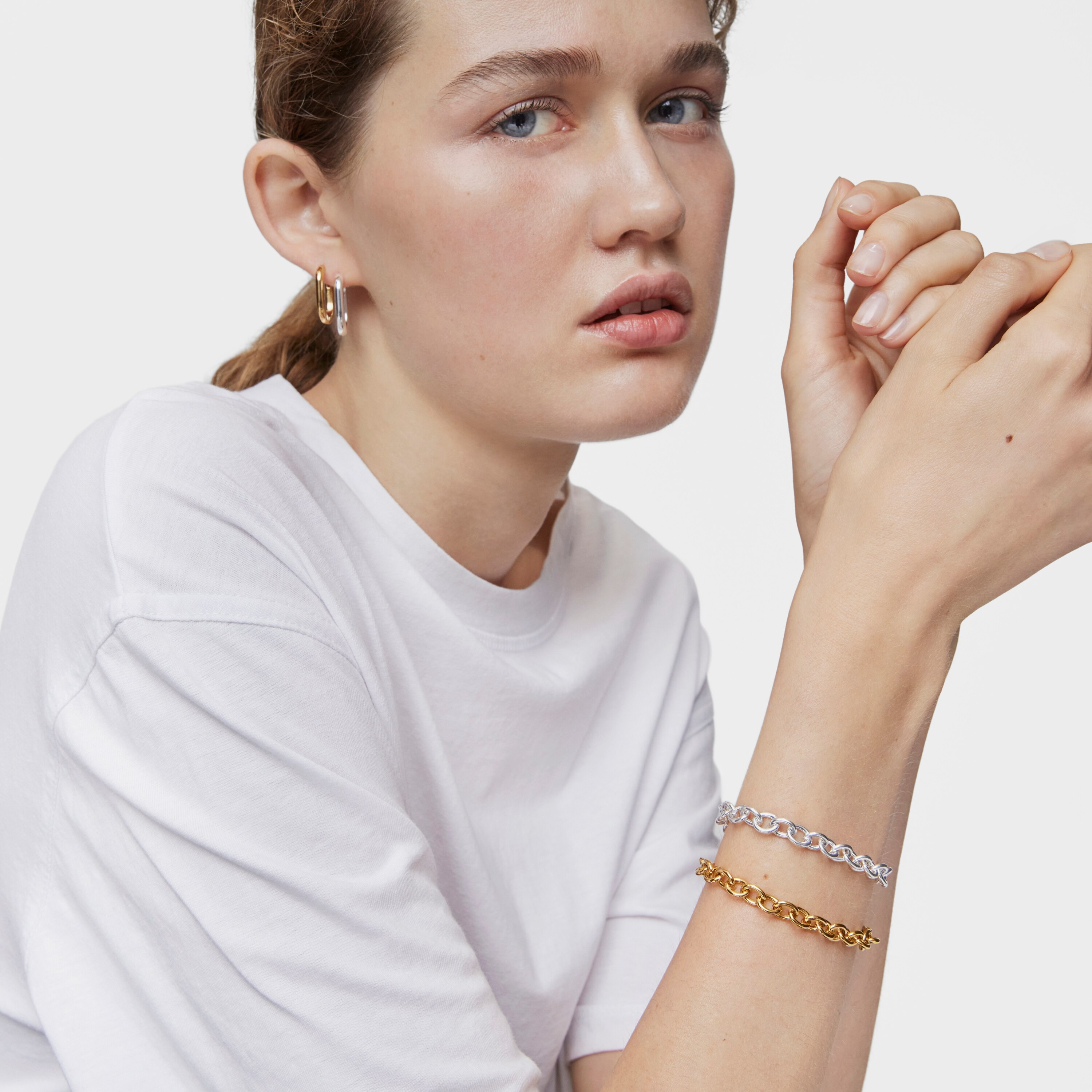 Silver Chain bracelet TOUS Basics