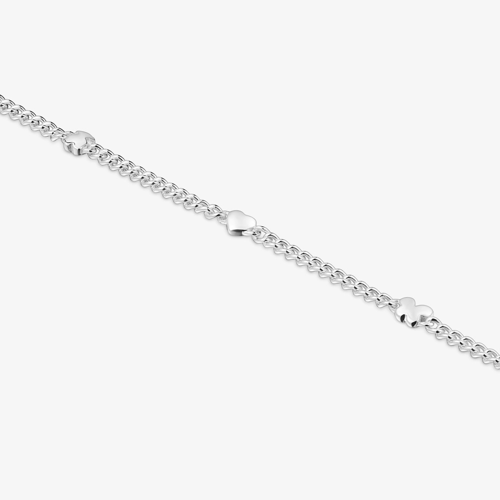 Pulsera cadena de plata motivos Bold Motif